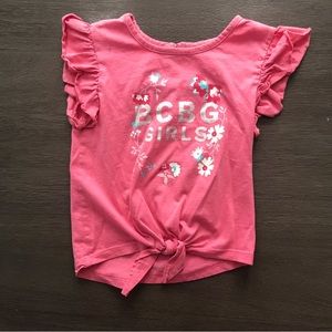 Pink girls top shirt